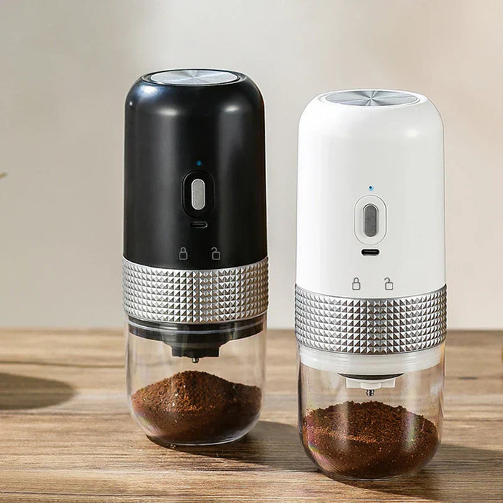 Kompakt Elektrisk Kaffekværn med USB Genopladeligt Batteri
