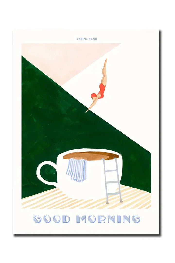 Kaffe Lærred Væg Kunst i Høj Kvalitet