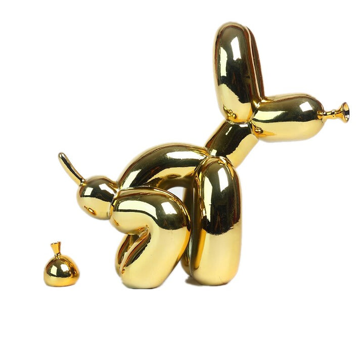 Ballonhund Skulptur i Harpiks - Kunstnerisk Hjem Decor Figur