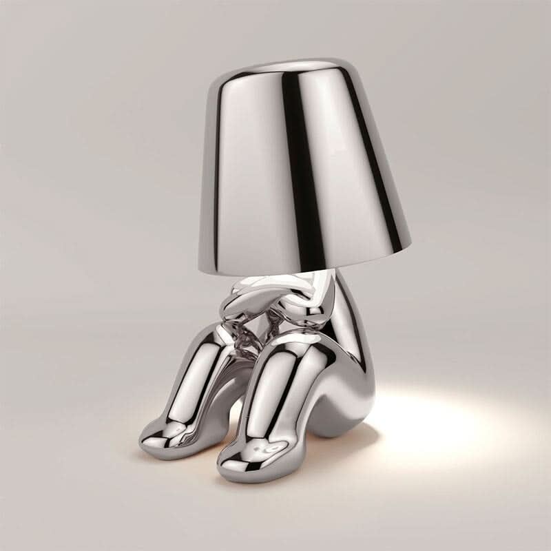 Genopladelig LED Bordlampe med Touchkontrol og Justerbart Lys
