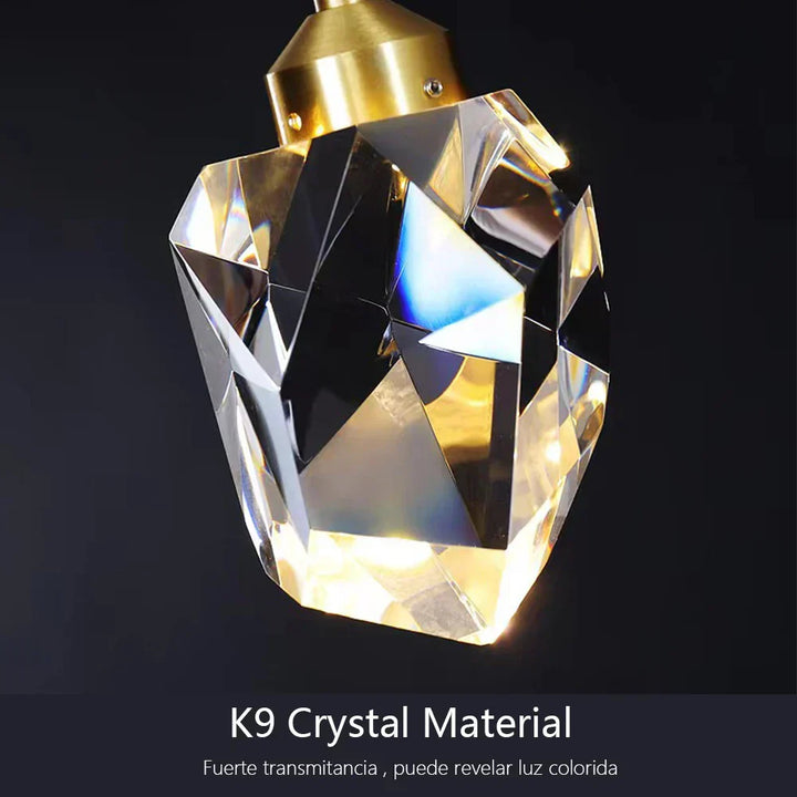 Elegant Krystal Pendel Lys med LED Pærer