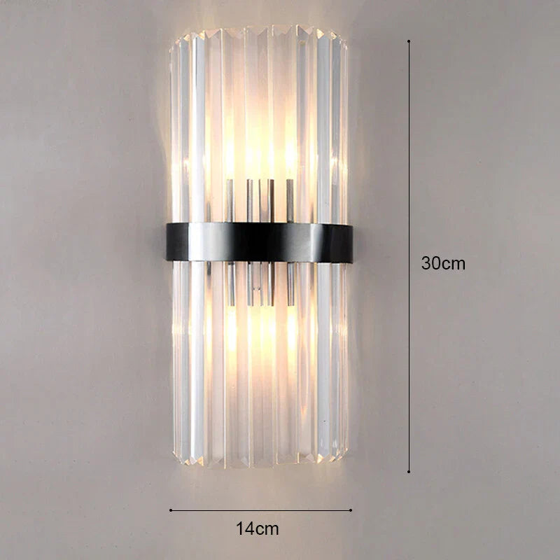 Elegant Guld LED Væglampe med Blød Belysning