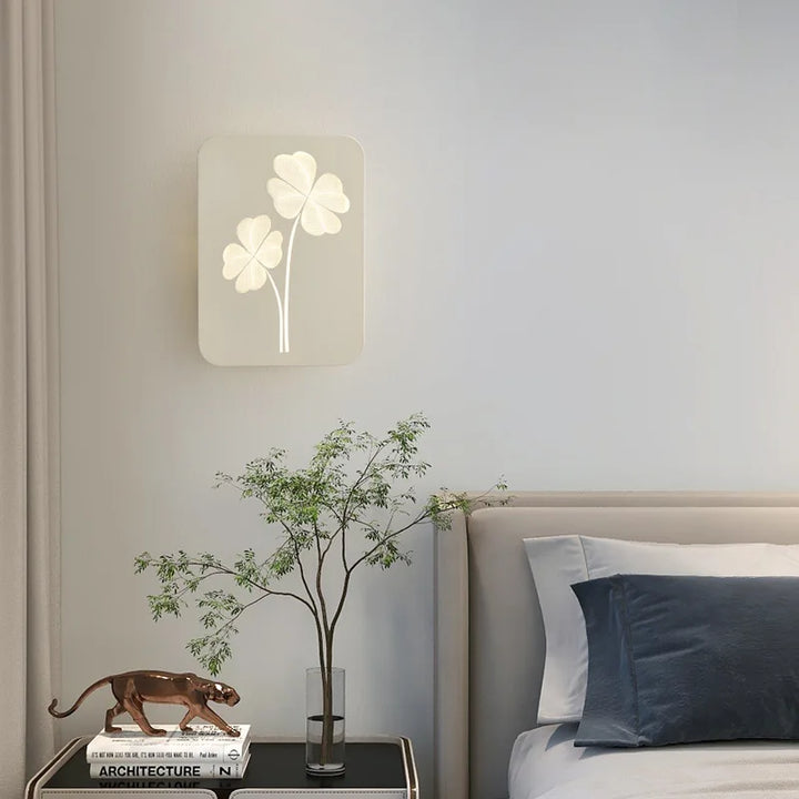 Minimalistisk LED Væglampe i Aluminium og Akryl