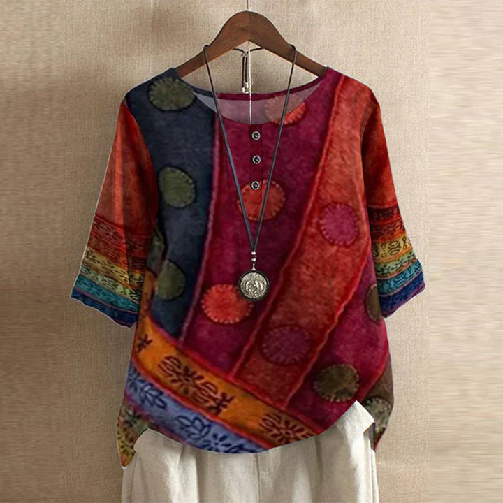 Anya™ | Retro-inspireret Bluse