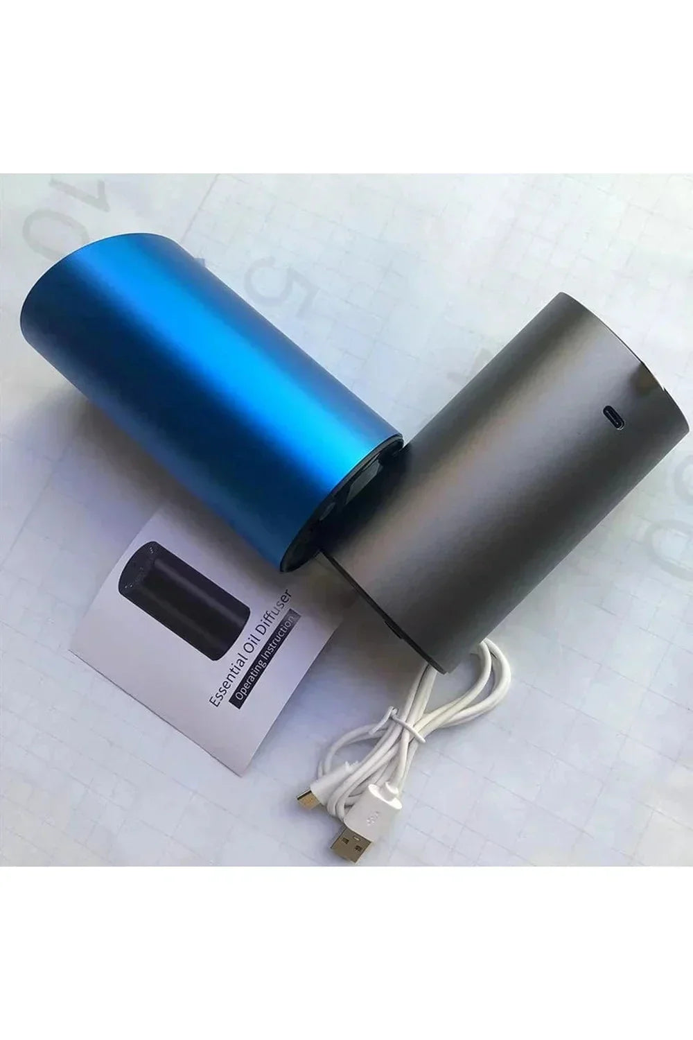 Elegant Metallic Aroma Diffuser og Luftfugter med USB-opladning