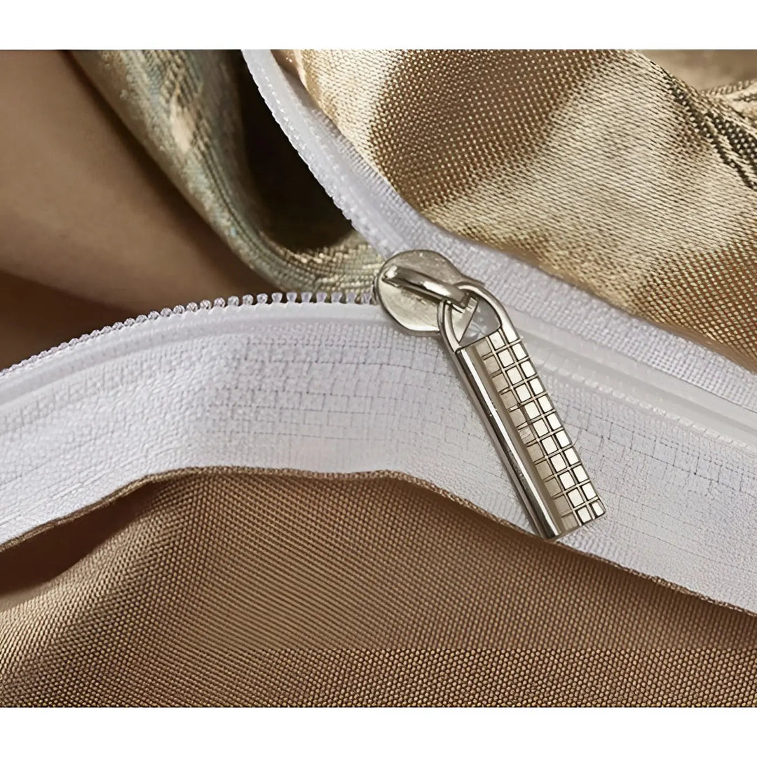 Luksuriøst Satin Jacquard Dynebetræk Sæt med 2 Pudebetræk