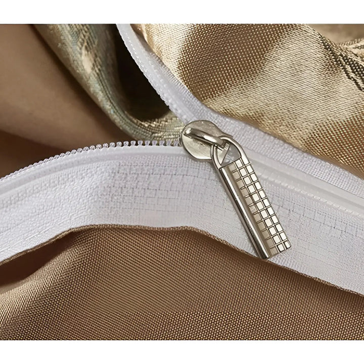 Luksuriøst Satin Jacquard Dynebetræk Sæt med 2 Pudebetræk