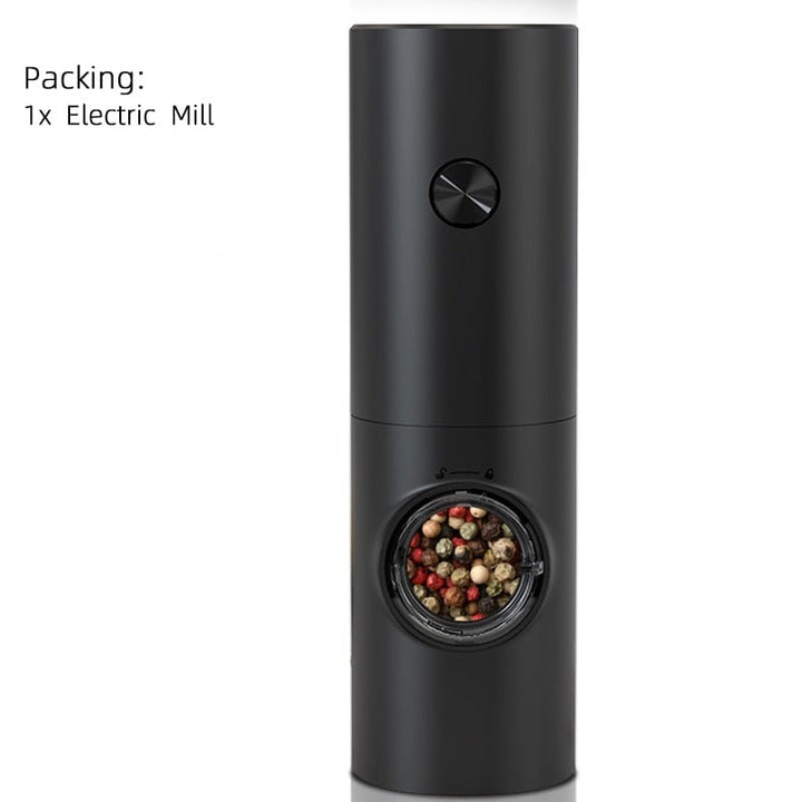 Elektrisk Salt- og Peberkværn med LED-lys og Justerbar Formaling