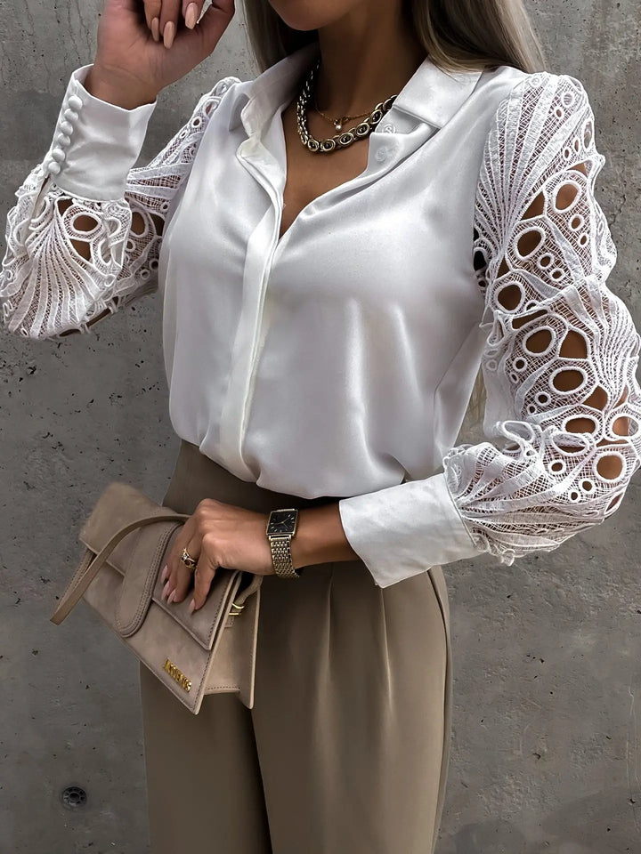 Lily™ | Elegant Bluse med Fantastiske Ærmer