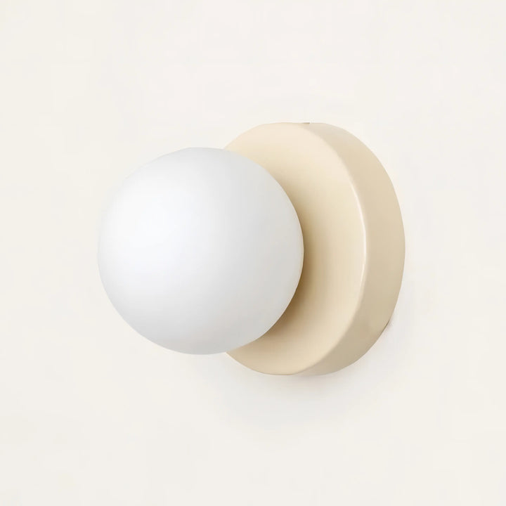 Minimalistisk Væglampe i Farvet Glas G9