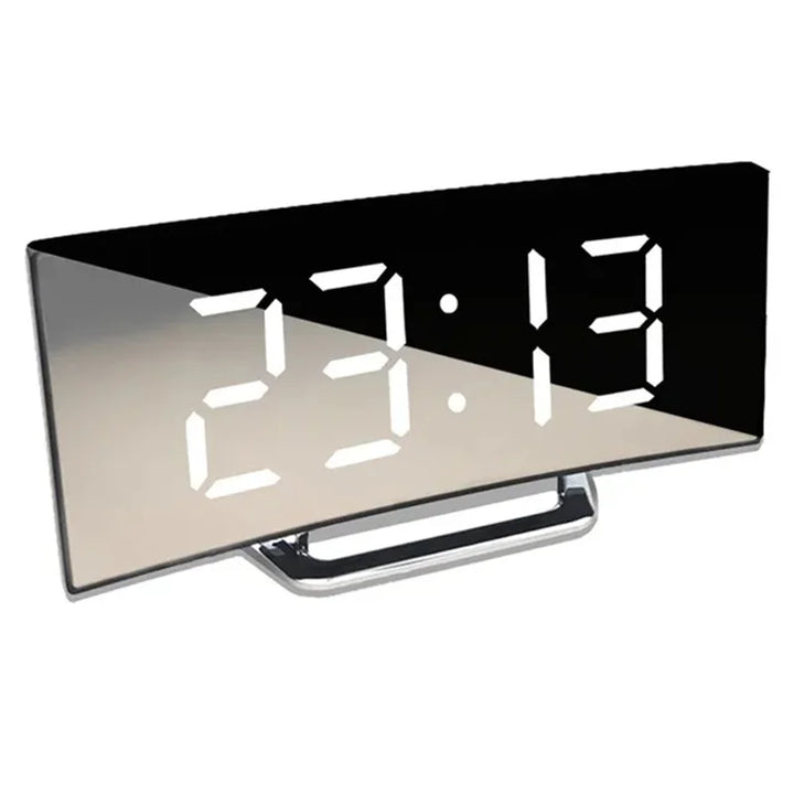 Buet LED Digital Vækkeur med Snooze og USB Opladning