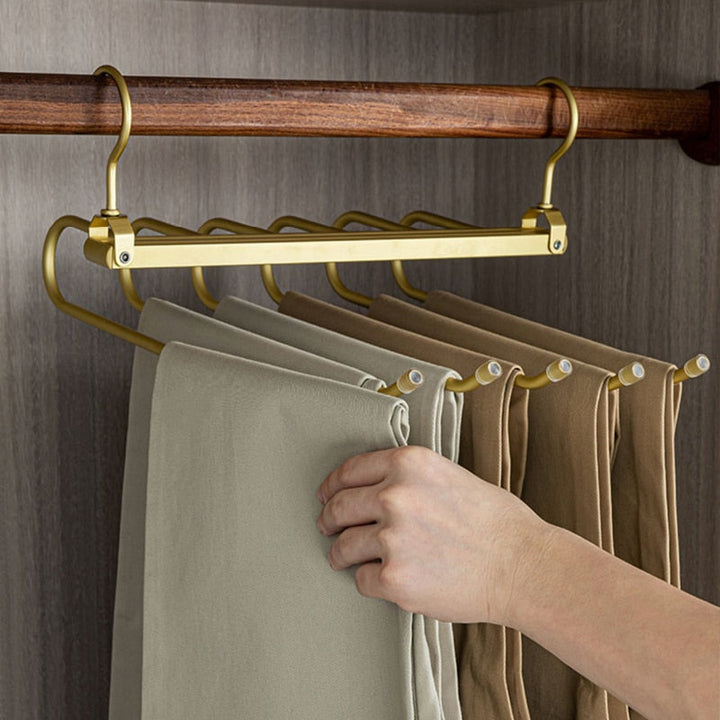 Pladsbesparende Aluminium Bukseholder med 360° Rotation og Anti-Skrid Design