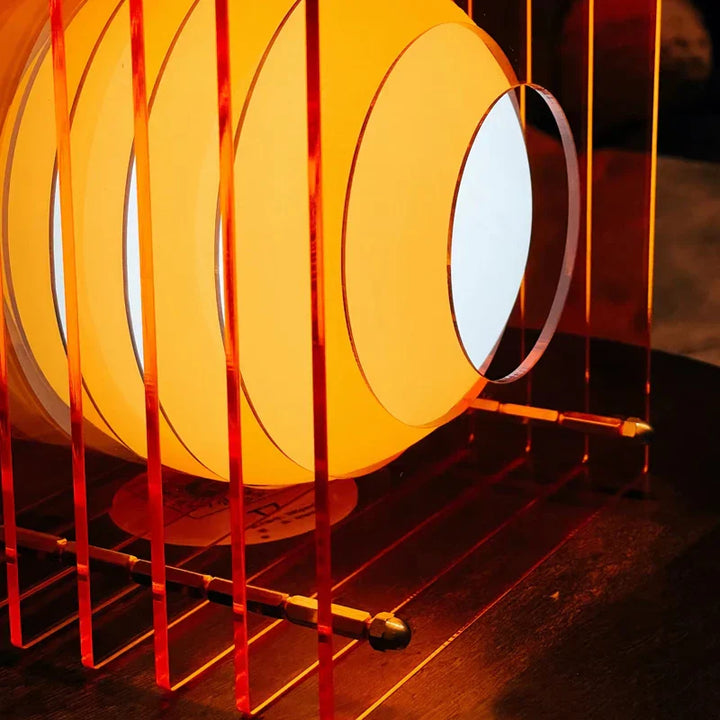 Geometrisk Genopladelig Bordlampe med Blødt Lys