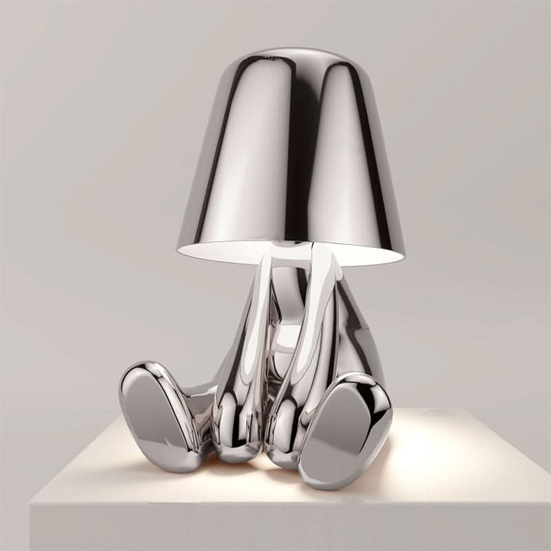 Genopladelig LED Bordlampe med Touchkontrol og Justerbart Lys