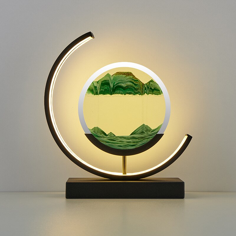 LED Bordlampe med Bevægelse og Minimalistisk Metalramme