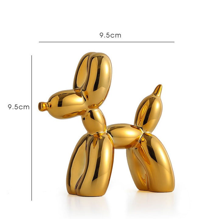 Ballonhund Skulptur i Harpiks - Kunstnerisk Hjem Decor Figur