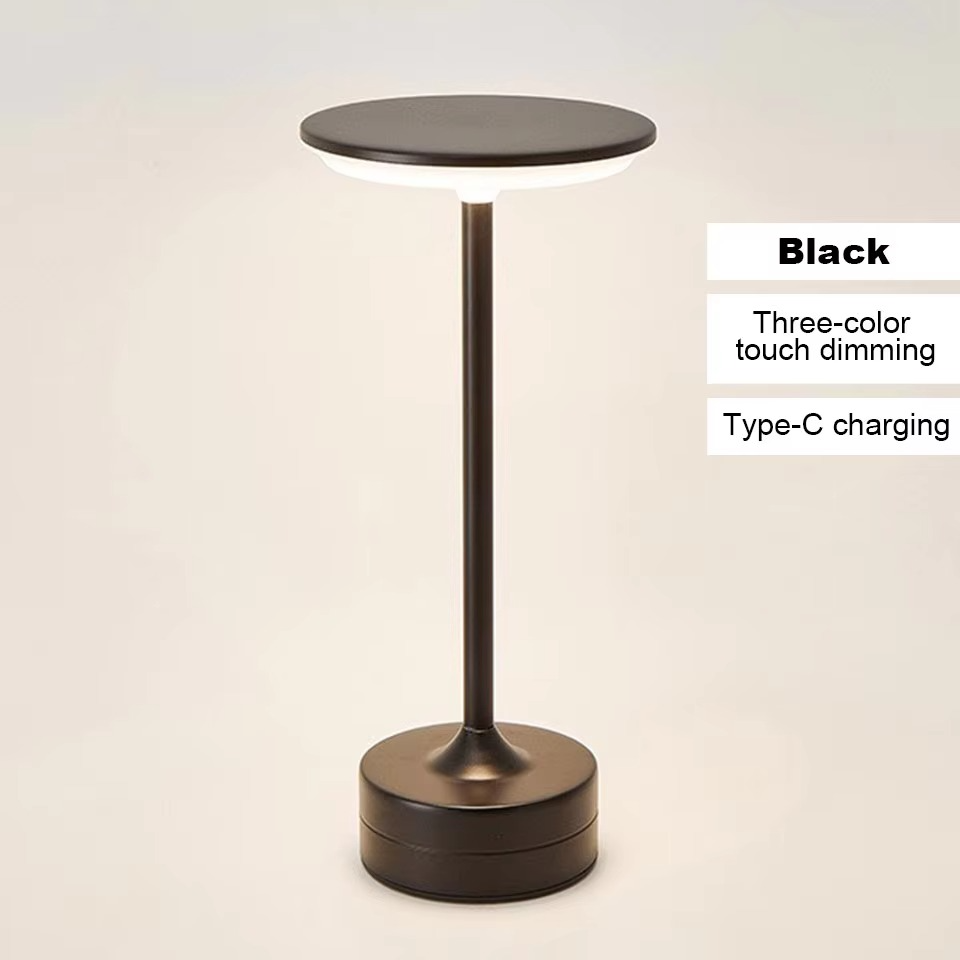 USB Genopladelig Touch Sensor LED Lampe med Justerbar Lysstyrke