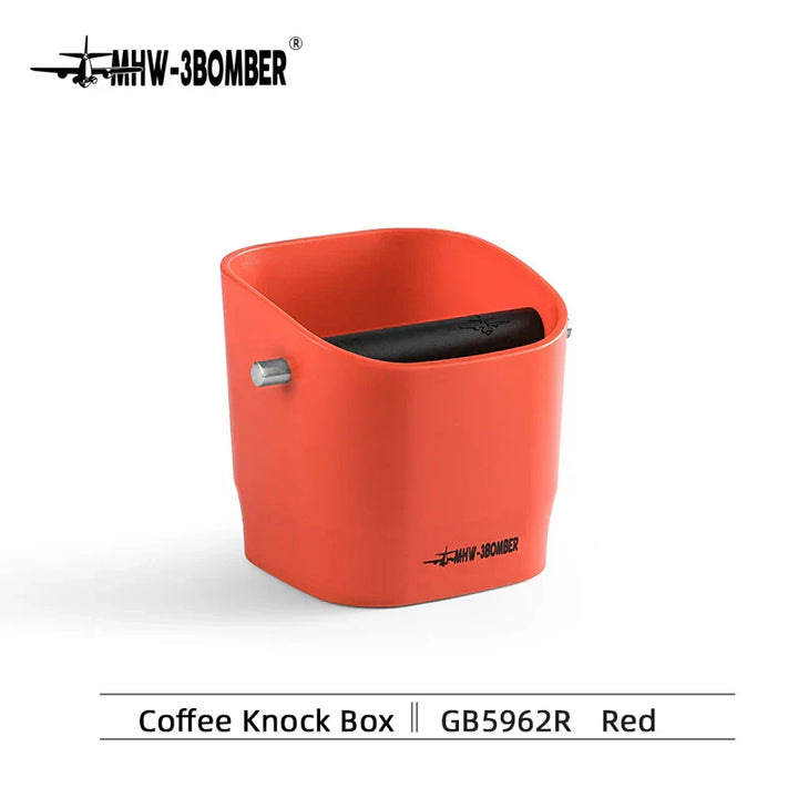 Espresso Knock Box med Aftagelig Bar og Skridsikker Bund, 0.9-1.2L