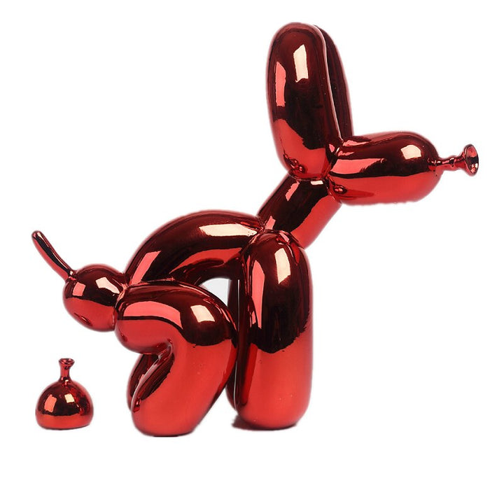 Ballonhund Skulptur i Harpiks - Kunstnerisk Hjem Decor Figur