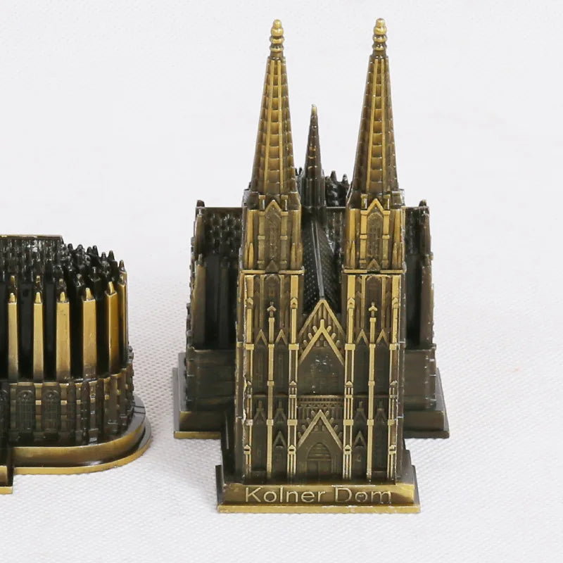 Antik Bronze Model af Köln Katedral