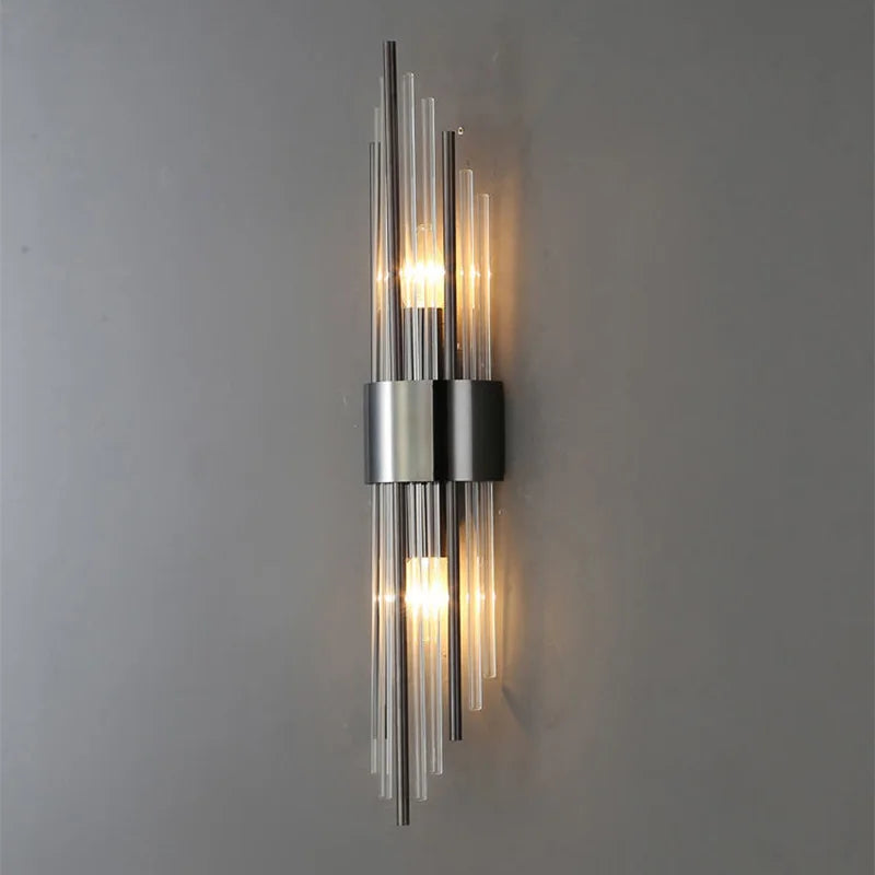 Elegant Guld LED Væglampe med Moderne Design