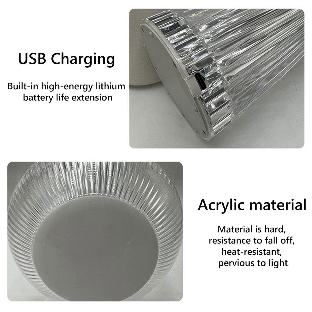 Genopladelig Svampeformet LED Lampe