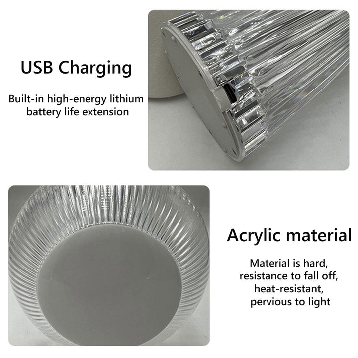 Genopladelig Svampeformet LED Lampe