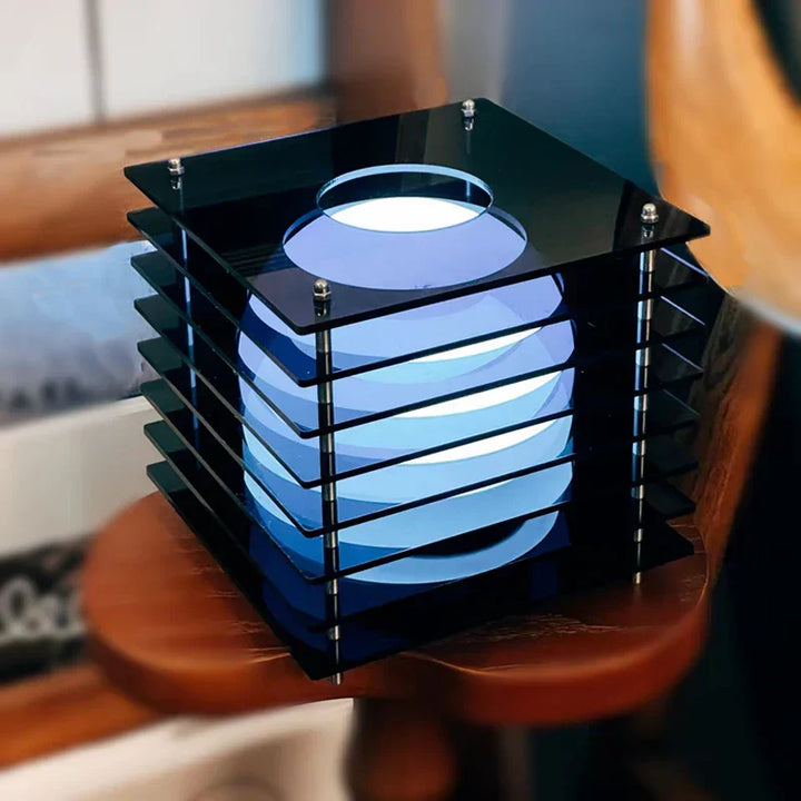 Geometrisk Genopladelig Bordlampe med Blødt Lys