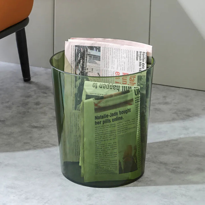 Farvet Transparent Akryl Affaldscontainer