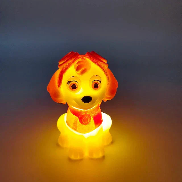 3D Paw Patrol Nattelys Lampe til Børn