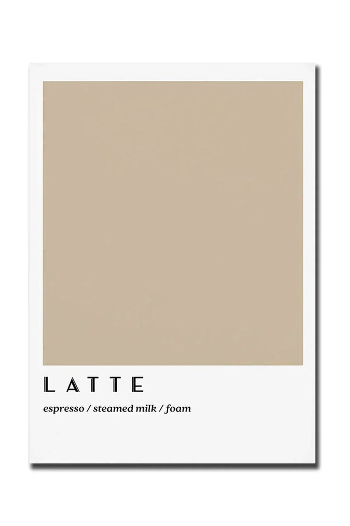Kaffe Lærred Væg Kunst i Høj Kvalitet