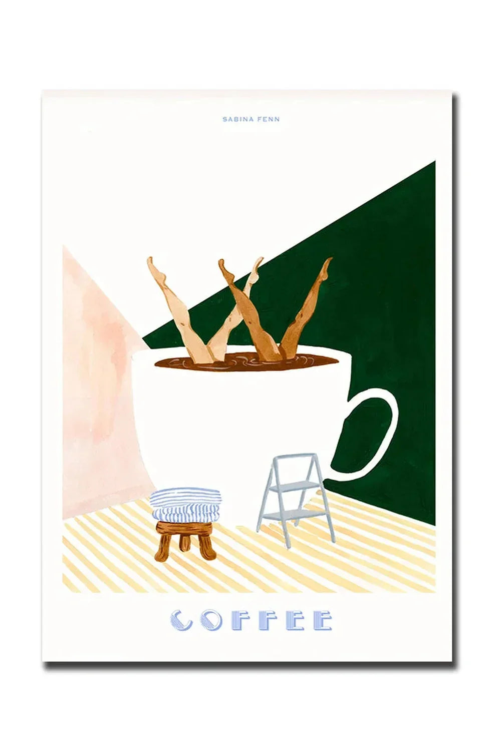 Kaffe Lærred Væg Kunst i Høj Kvalitet