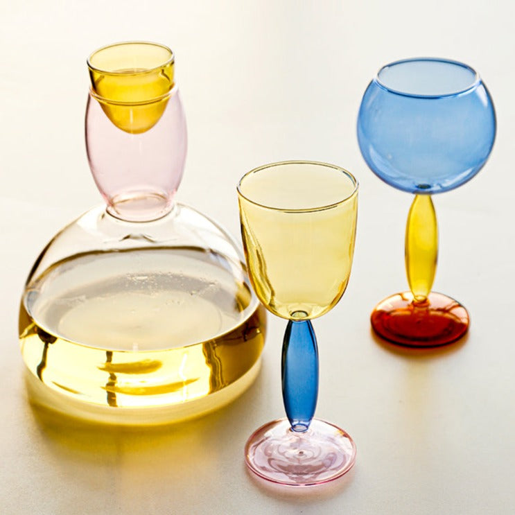 Borosilikatglas Vinglas i Bordeaux og Crimson