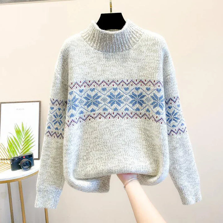 Isabella™ | Snefnug Strik Sweater