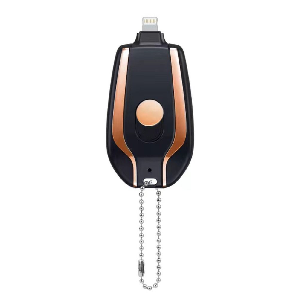 Kompakt 1500mAh Power Bank med Karabinhage