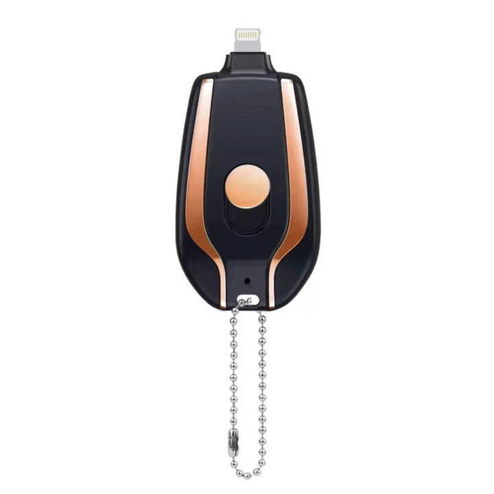 Kompakt 1500mAh Power Bank med Karabinhage