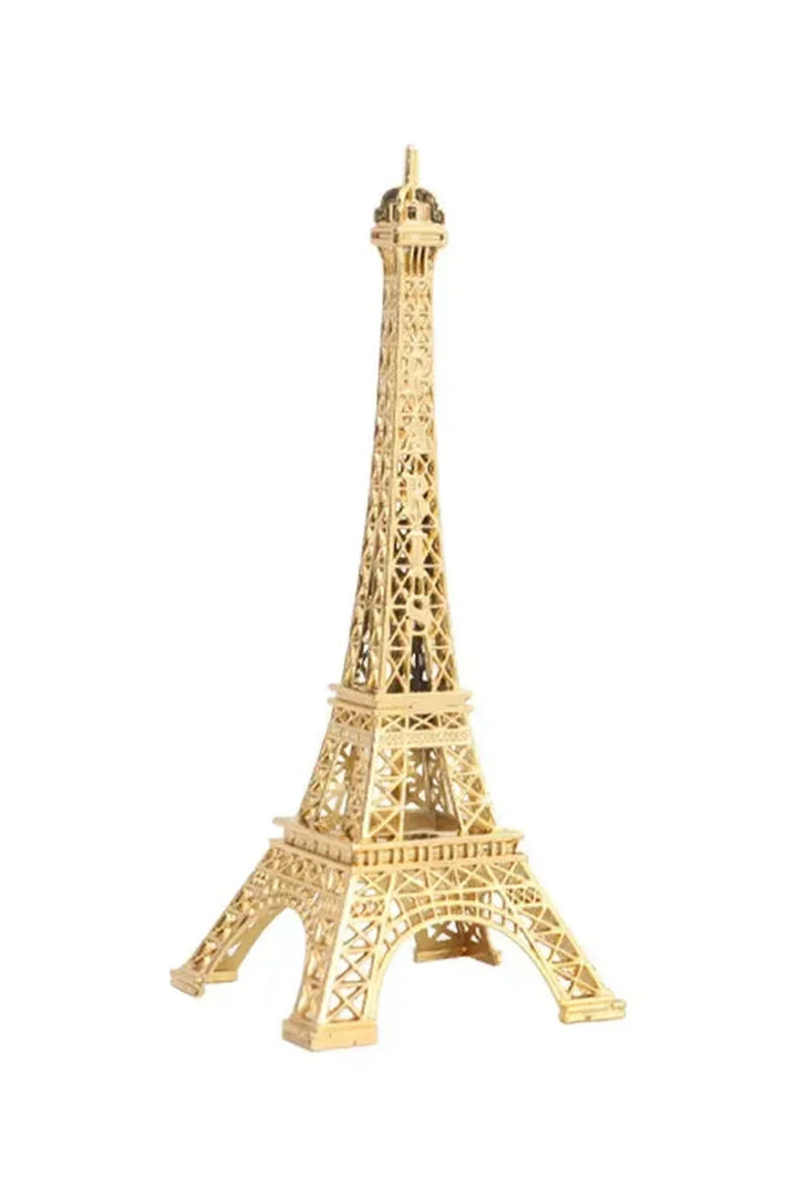 Elegant Metal Eiffel Tårn Figur 30,5 cm
