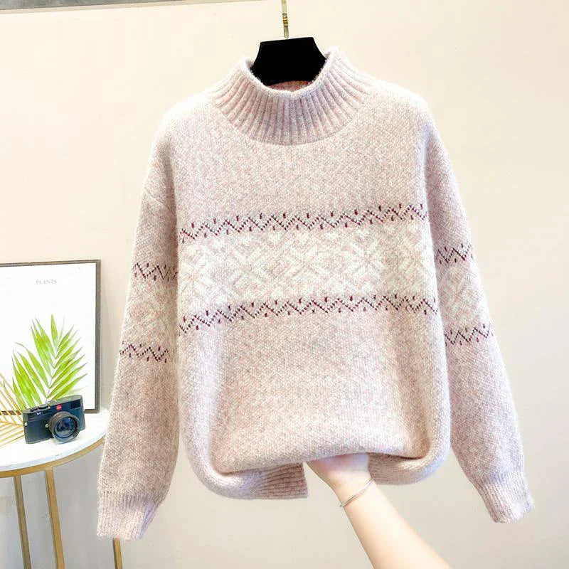 Isabella™ | Snefnug Strik Sweater