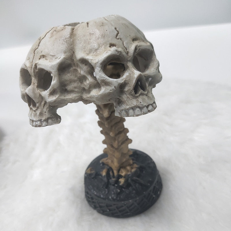 Skeletkranium Bordlampe med Skyggeprojektion