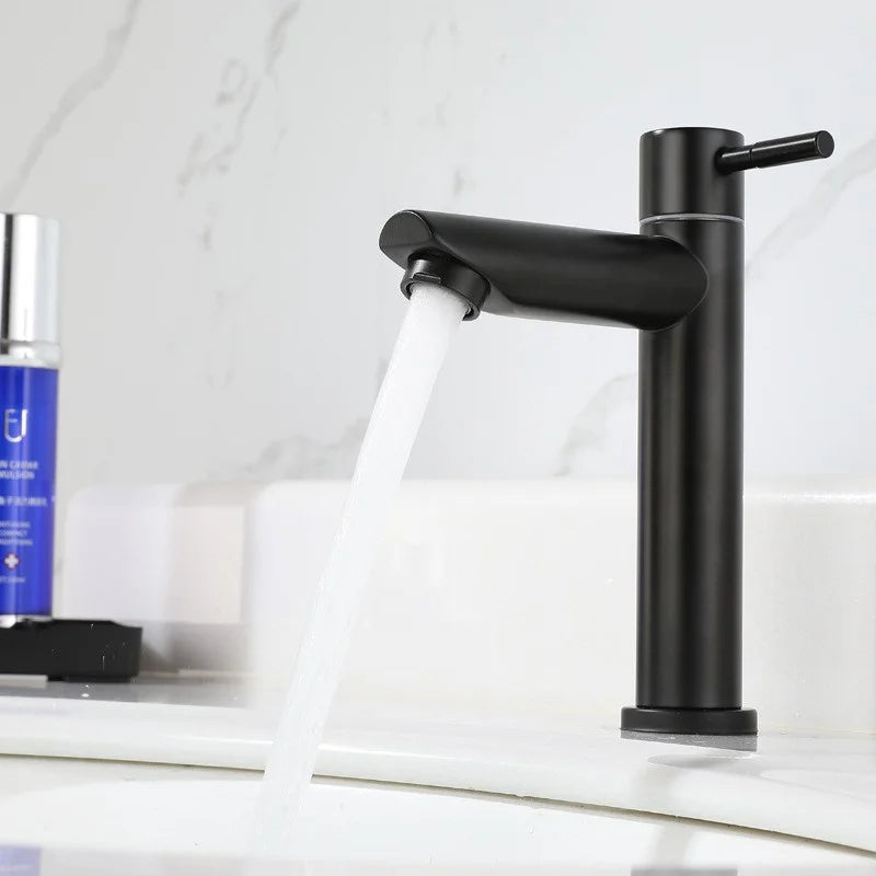 Stainless Steel Vask Faucet med Enkelt Greb og Miljøvenligt Design