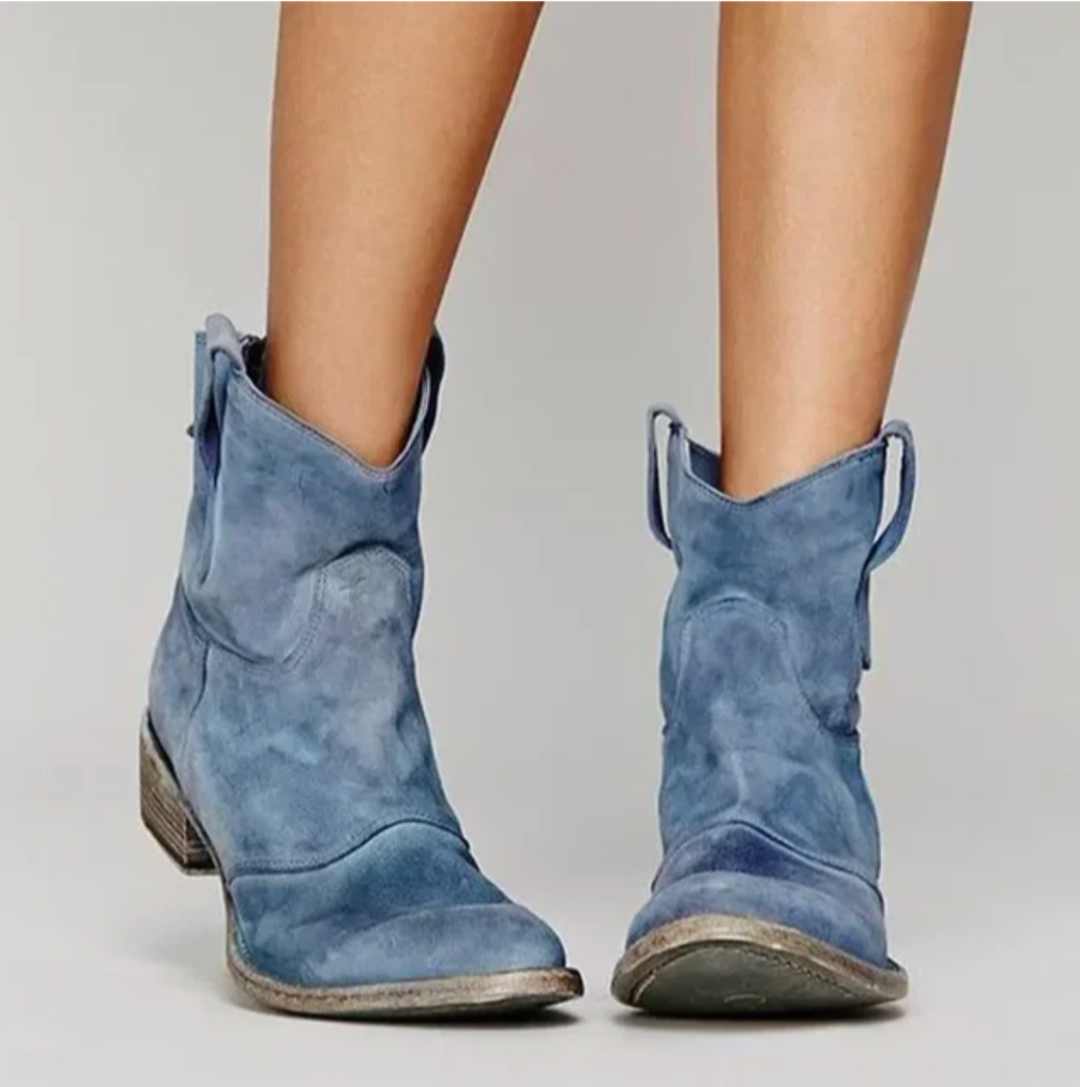 Roselle | Elegante Suede Westernstøvler til et stilfuldt look