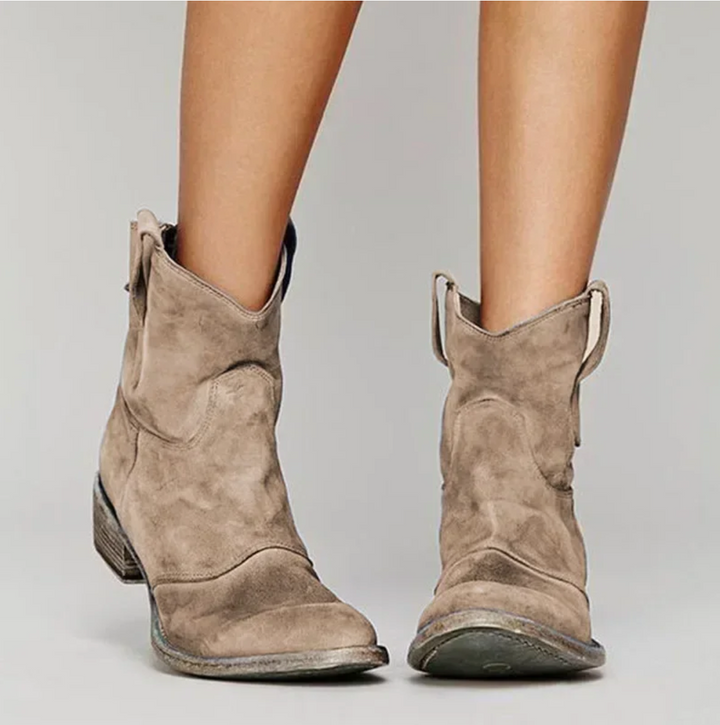 Roselle | Elegante Suede Westernstøvler til et stilfuldt look