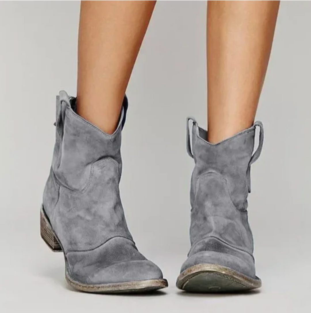 Roselle | Elegante Suede Westernstøvler til et stilfuldt look