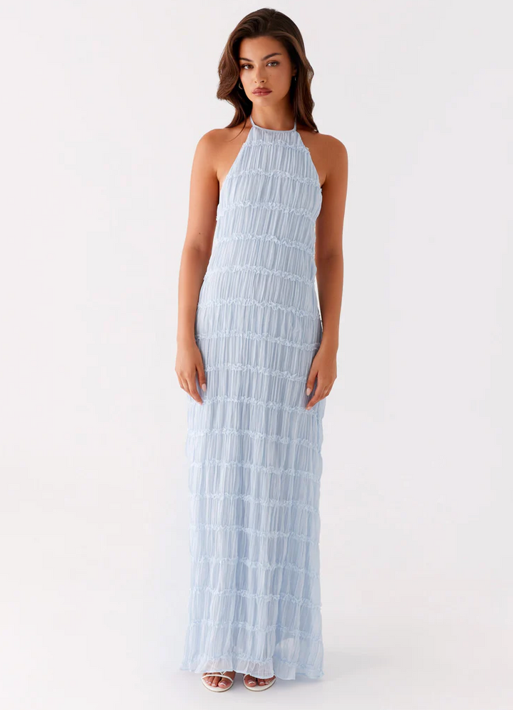 Jolene™ | Elegant Halterneck Maxi Kjole