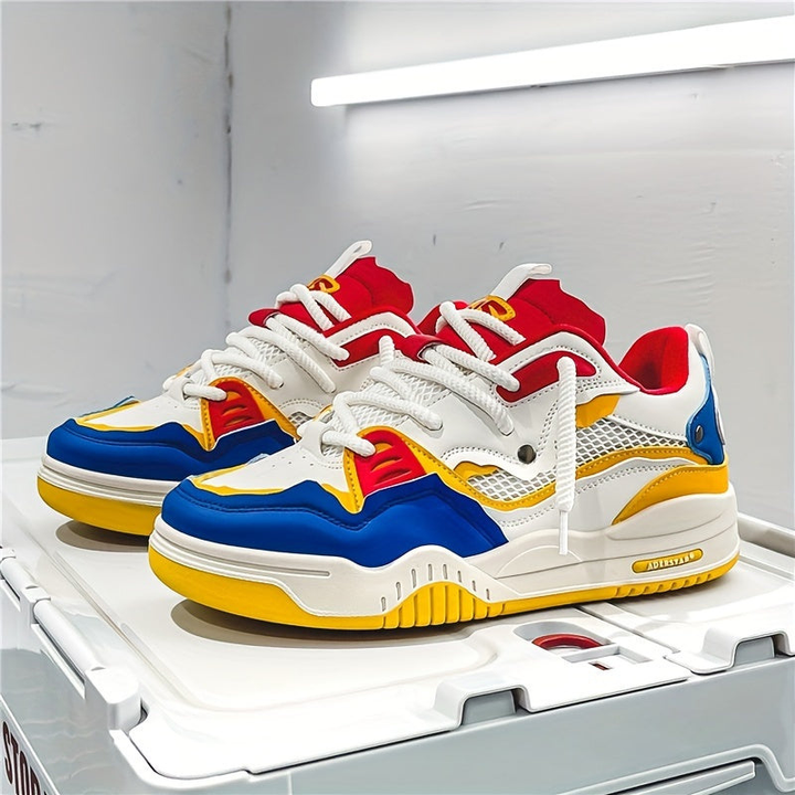 Let herresneakers med blød overflade