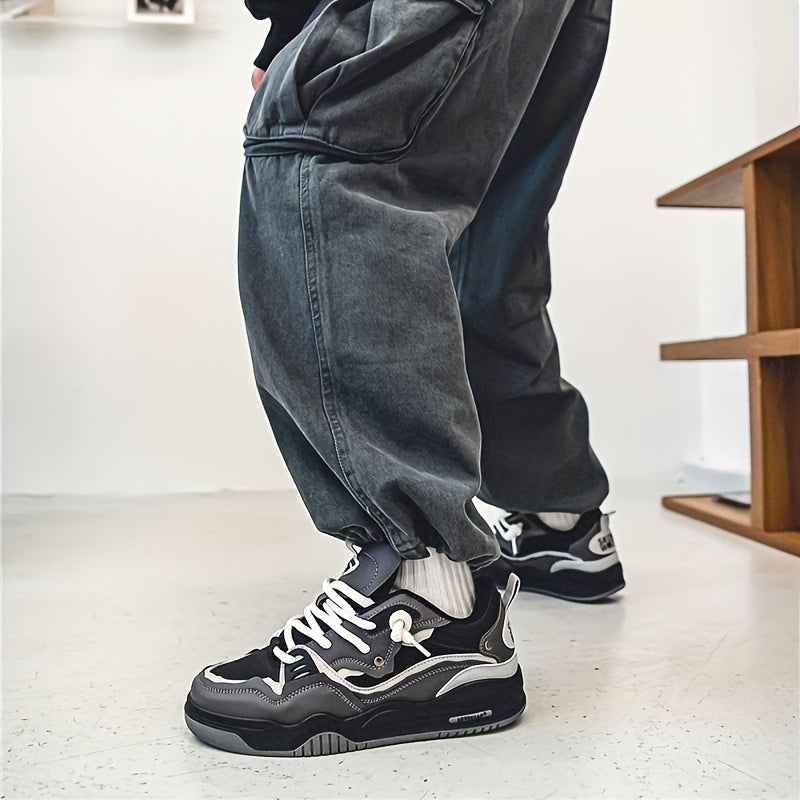 Let herresneakers med blød overflade