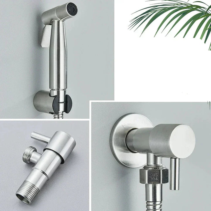 Rustfrit Stål Koldvands Bidet Sprayer til Hygiejnisk Rengøring