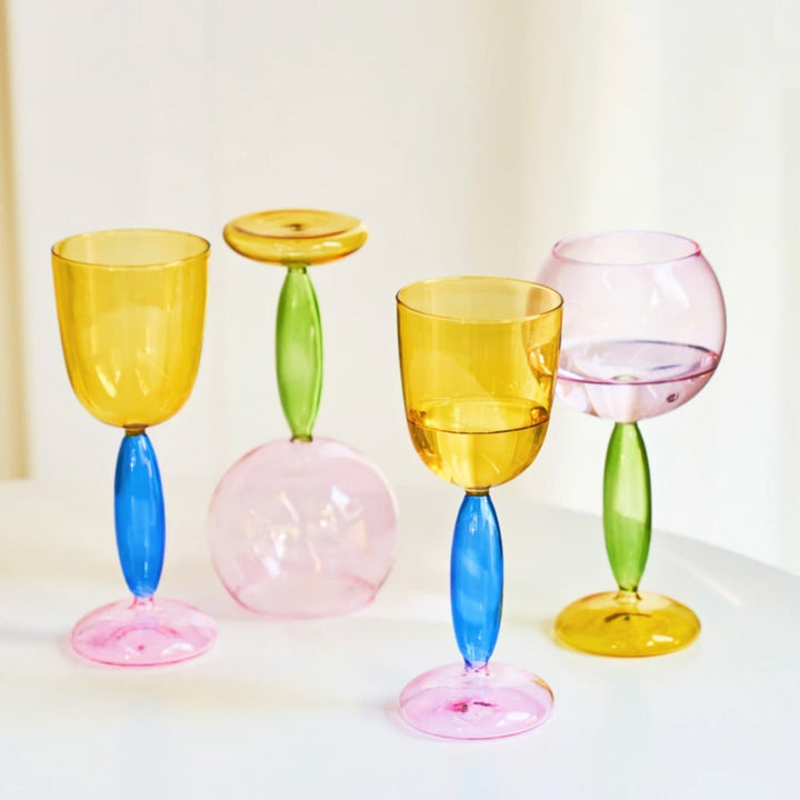 Borosilikatglas Vinglas i Bordeaux og Crimson
