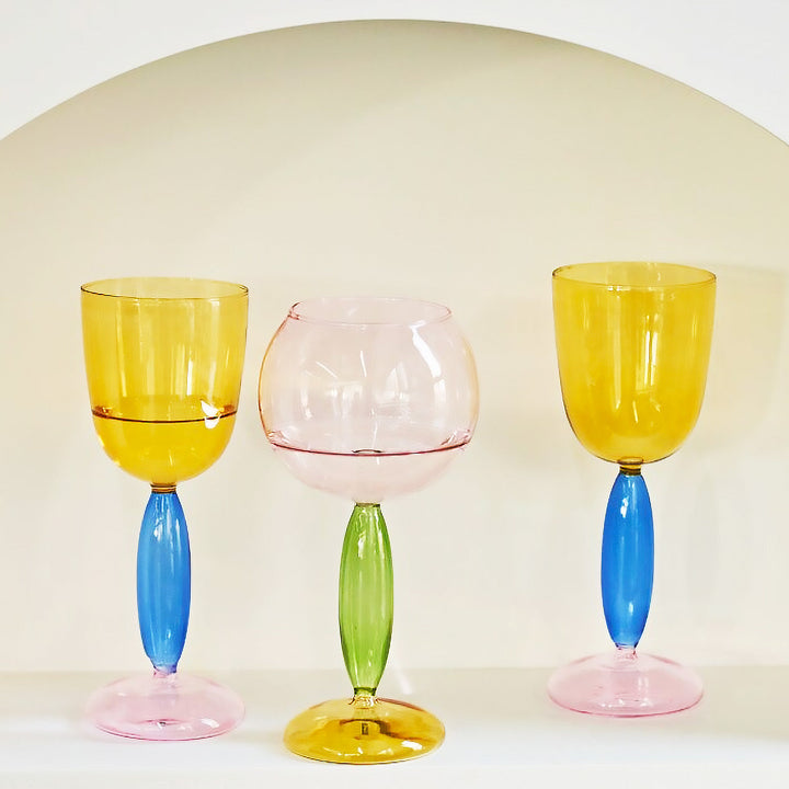 Borosilikatglas Vinglas i Bordeaux og Crimson