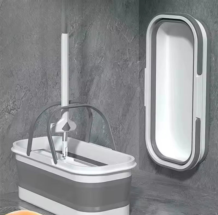 12-Liter Fleksibel Silikone Foldbar Moppe Spand